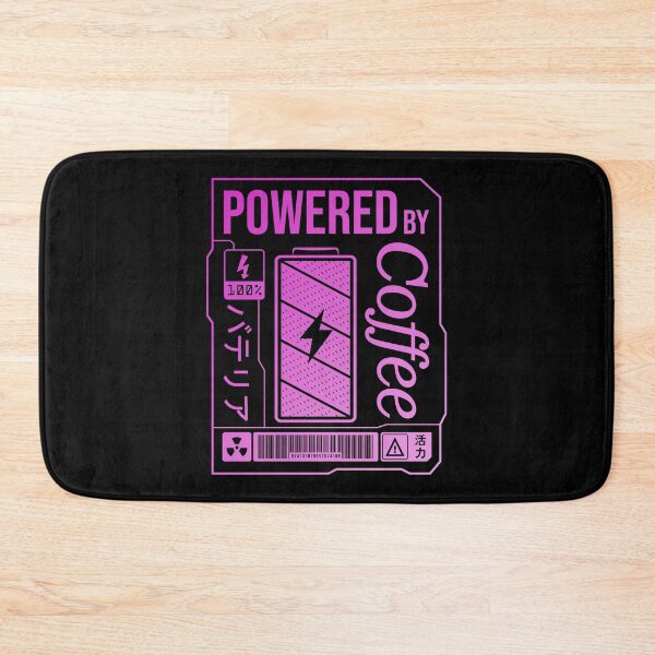 Item preview,  Powered by Coffee - Pink Label designed and sold by forgottenfuture.