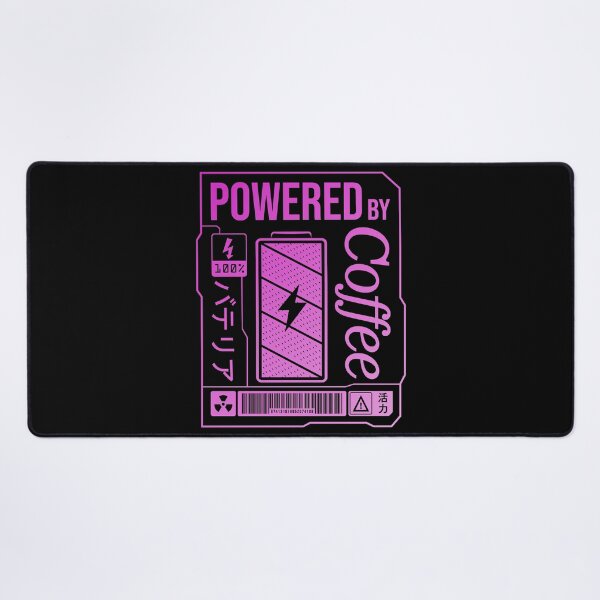 Item preview, Powered by Coffee - Pink Label designed and sold by forgottenfuture.
