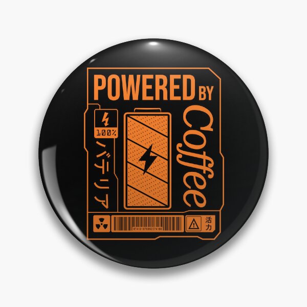 Item preview, Powered by Coffee - Orange Label designed and sold by forgottenfuture.