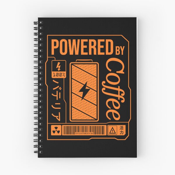 Item preview, Powered by Coffee - Orange Label designed and sold by forgottenfuture.