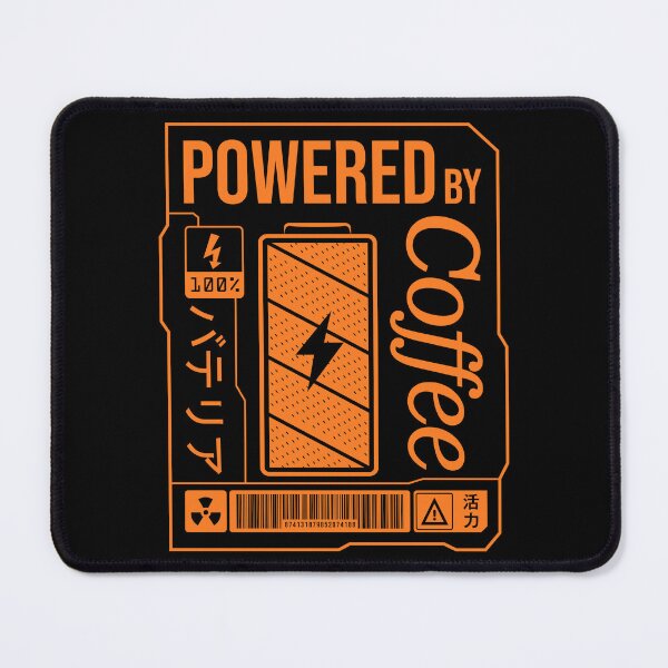Item preview, Powered by Coffee - Orange Label designed and sold by forgottenfuture.