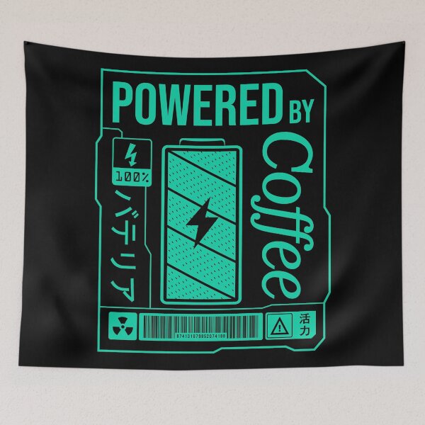 Item preview, Powered by Coffee - Green Label designed and sold by forgottenfuture.