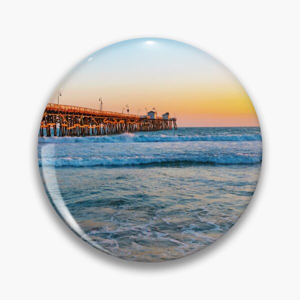 Item preview, View of San Clemente Pier in California at Sunset designed and sold by GEM-Photo.