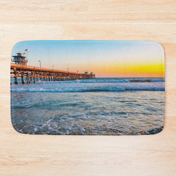 Item preview, View of San Clemente Pier in California at Sunset designed and sold by GEM-Photo.