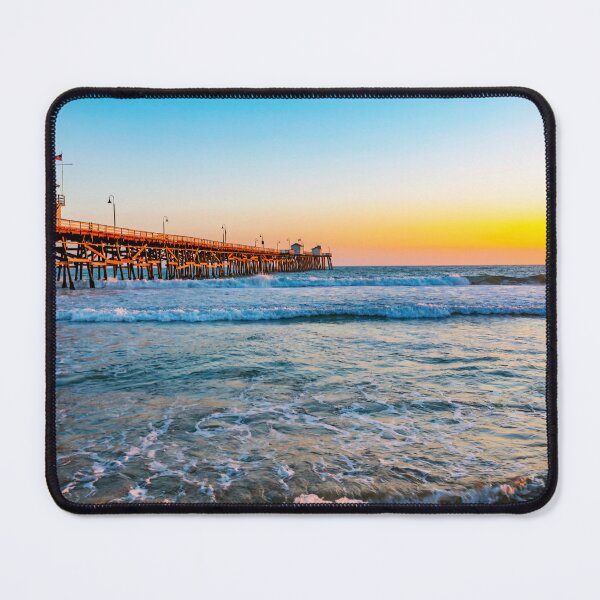 Item preview, View of San Clemente Pier in California at Sunset designed and sold by GEM-Photo.