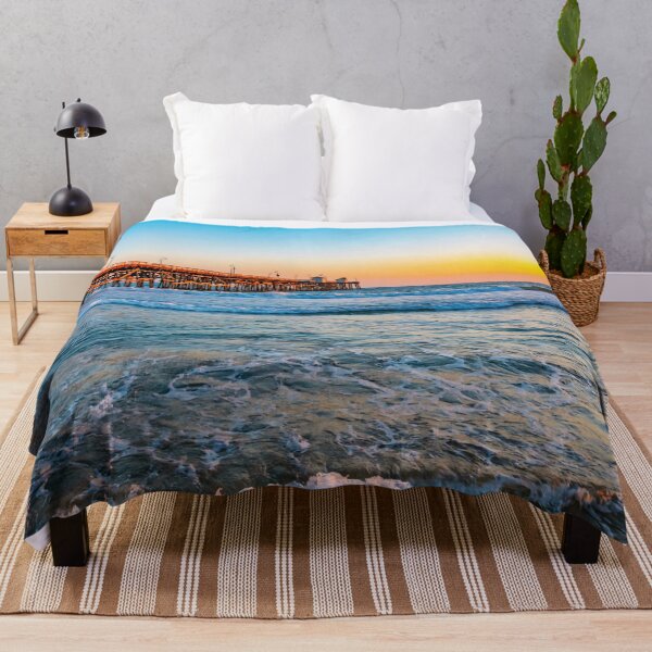 Item preview, View of San Clemente Pier in California at Sunset designed and sold by GEM-Photo.