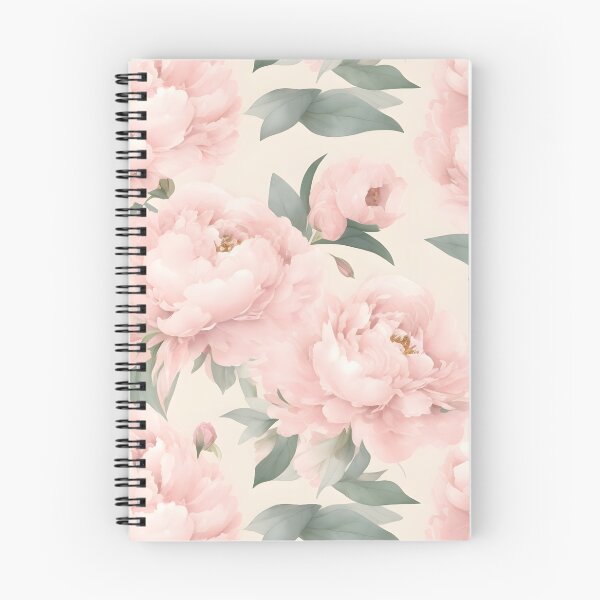 Item preview, Cheerful Watercolor Blush Pink Peonies Flowers Floral Patterns designed and sold by Wonder Of Light.