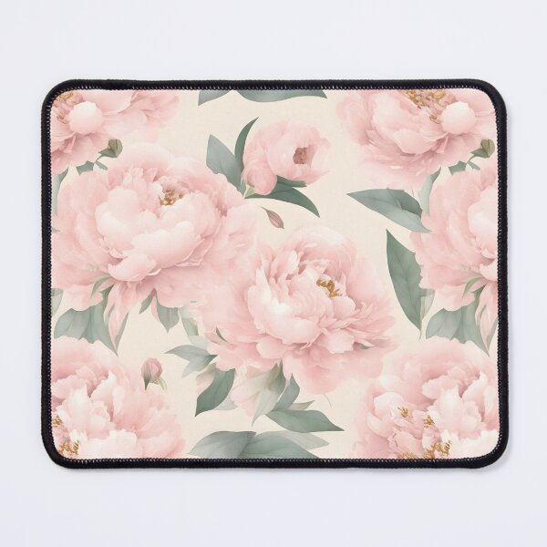 Item preview, Cheerful Watercolor Blush Pink Peonies Flowers Floral Patterns designed and sold by Wonder Of Light.