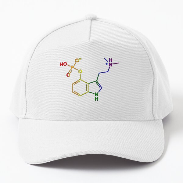 Artikel-Vorschau von Chemische Struktur von Regenbogen-Psilocybin, designt und verkauft von FunkyArtWorld.