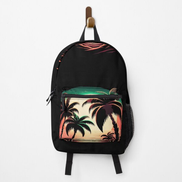 Item preview, Tropical beach with palm trees designed and sold by MagicWardrobe.