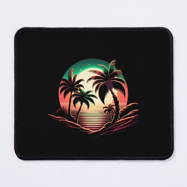 Item preview, Tropical beach with palm trees designed and sold by MagicWardrobe.