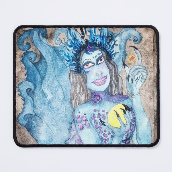 Item preview, Blue Mermaid Fantasy Art designed and sold by CrushOnCovers.