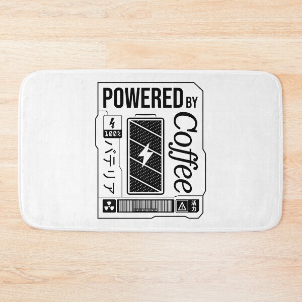 Item preview, Powered by Coffee - White Label designed and sold by forgottenfuture.