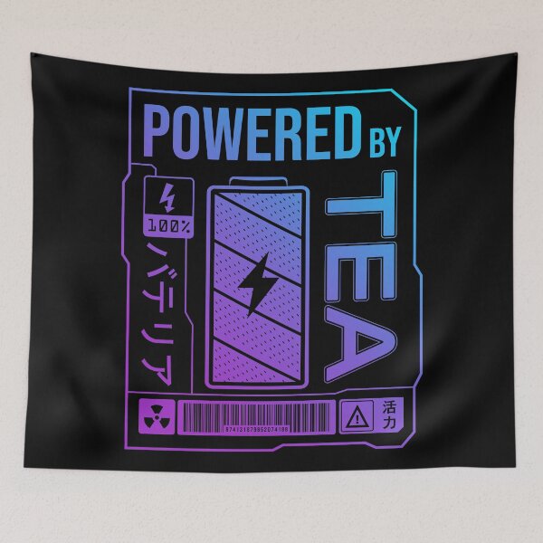 Item preview, Powered by Tea - Neon Label designed and sold by forgottenfuture.