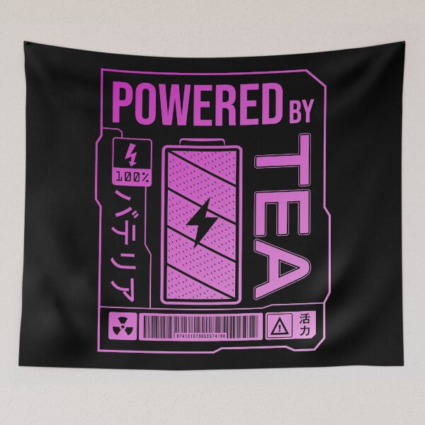 Item preview, Powered by Tea - Pink Label designed and sold by forgottenfuture.
