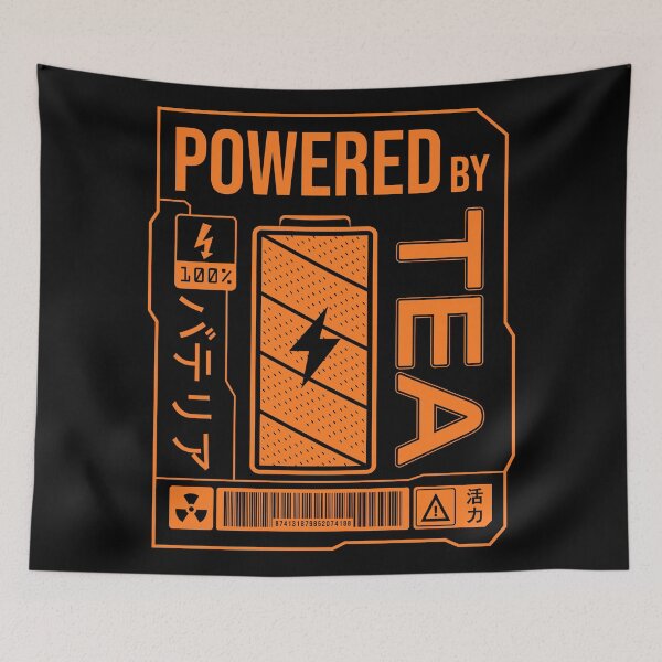 Item preview, Powered by Tea - Orange Label designed and sold by forgottenfuture.