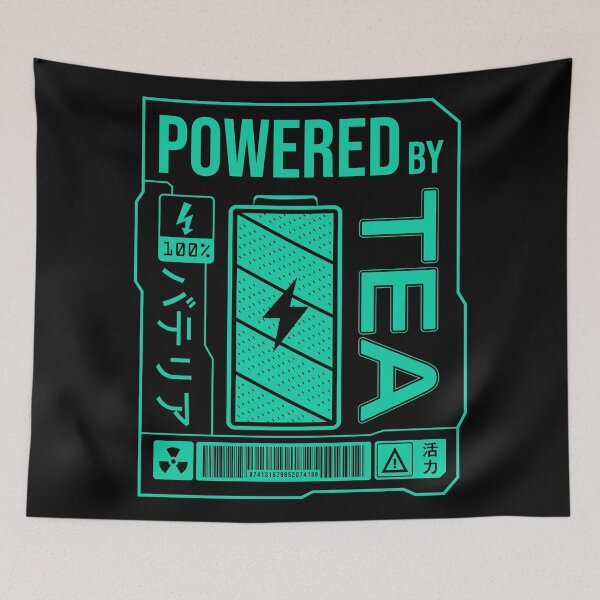 Item preview, Powered by Tea - Green Label designed and sold by forgottenfuture.