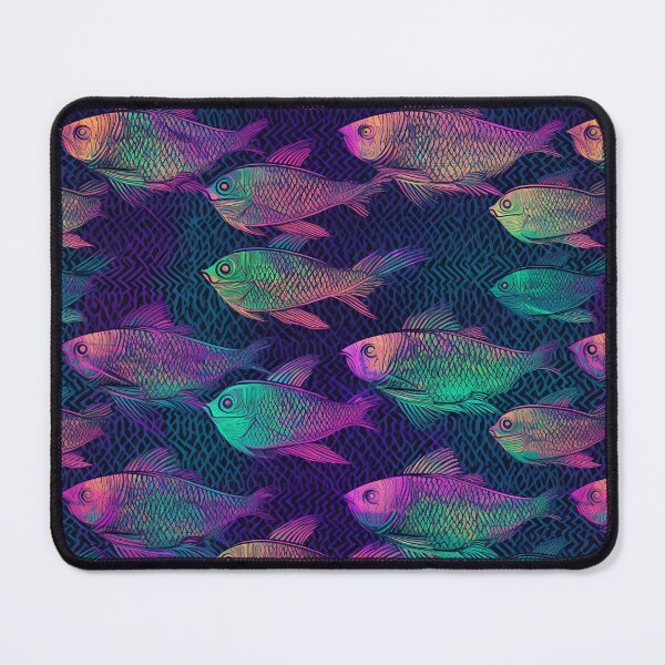 Item preview, Bright fish pattern designed and sold by Art by Lilia.
