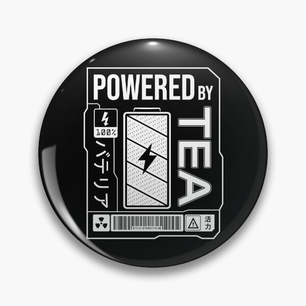 Item preview, Powered by Tea - White Label designed and sold by forgottenfuture.