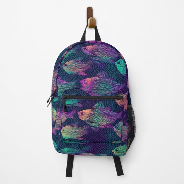 Item preview, Bright fish pattern designed and sold by Art by Lilia.