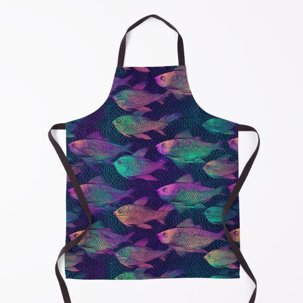 Item preview, Bright fish pattern designed and sold by Art by Lilia.