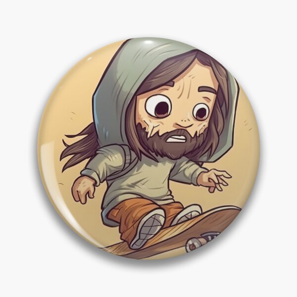 Item preview, Jesus Skateboarding designed and sold by Buttnuggs.