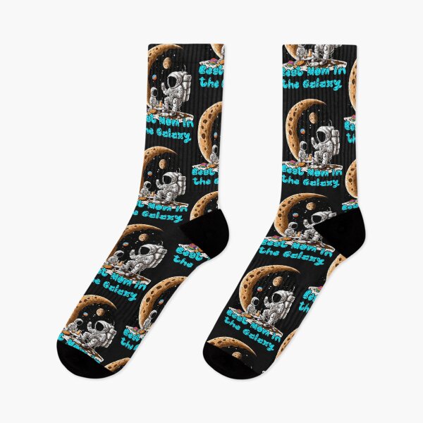 Item preview, Best Mom in the Galaxy: Astronaut Mother and Son/Daughter Enjoying a Snack Together designed and sold by JoyOfHopeStore.