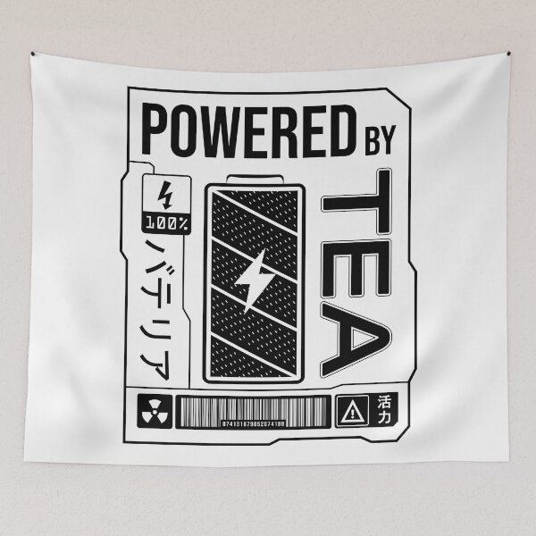 Item preview, Powered by Tea - Black Label designed and sold by forgottenfuture.