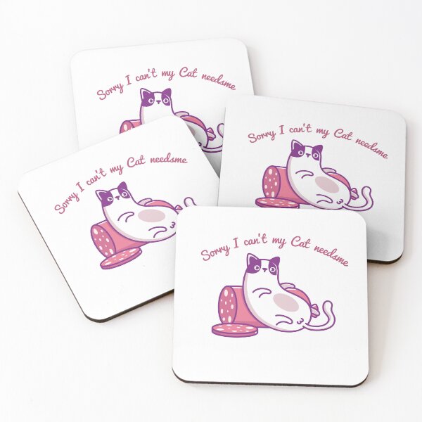 Item preview, Sorry I Cant My Cat Needs Me designed and sold by Mystic-Roots99.