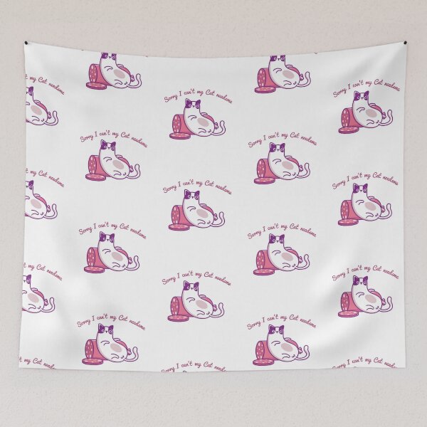 Item preview, Sorry I Cant My Cat Needs Me designed and sold by Mystic-Roots99.