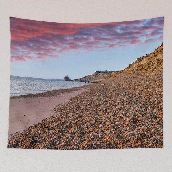 Item preview, Colwell Bay Beach Sunset Isle Of Wight designed and sold by manateevoyager.