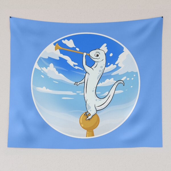 Item preview, the white salamander  designed and sold by Kyo-katt.