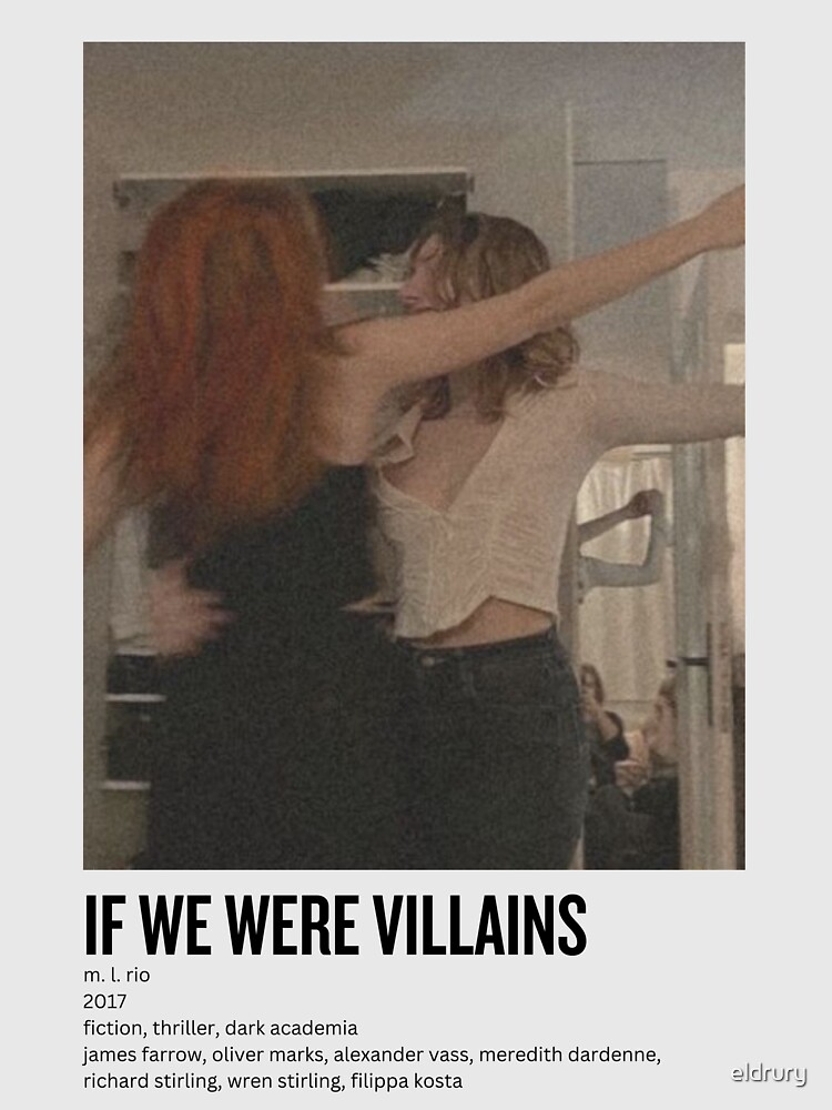 if we were villains aesthetic movie style poster Poster for Sale by  eldrury