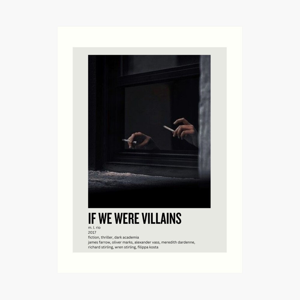 if we were villains aesthetic movie style poster Greeting Card for Sale by  eldrury