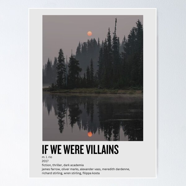 if we were villains aesthetic movie style poster Greeting Card for Sale by  eldrury