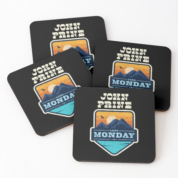 Item preview, John Prine - Long Monday - Distressed designed and sold by IfDesignGroup.