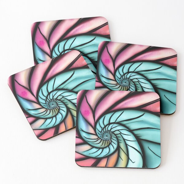 Item preview, Pink and blue image of a vortex designed and sold by brandway.