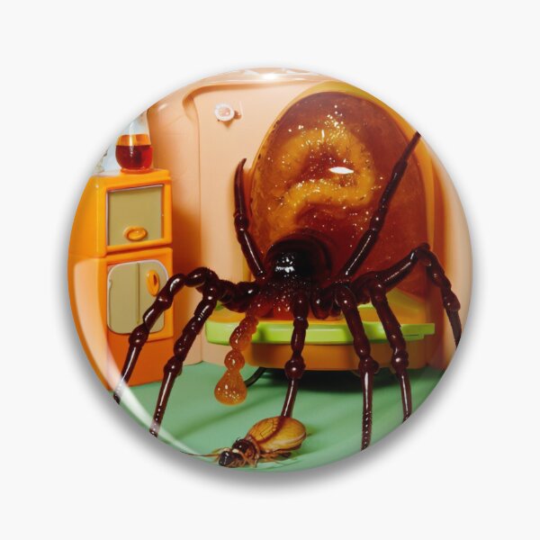 Item preview, Amber Spider in Kitchen designed and sold by goldilockszone.