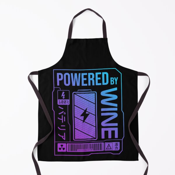 Item preview, Powered by Wine - Neon Label designed and sold by forgottenfuture.