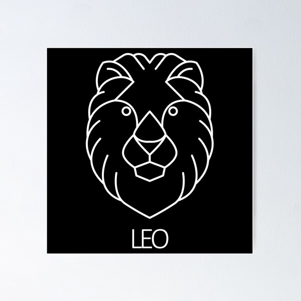 Artikel-Vorschau von Leo Zodiac Sign - White, designt und verkauft von SimpleWorksSK.