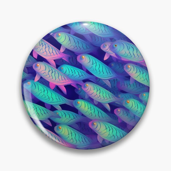 Item preview, Iridescent fish pattern1 designed and sold by Art by Lilia.