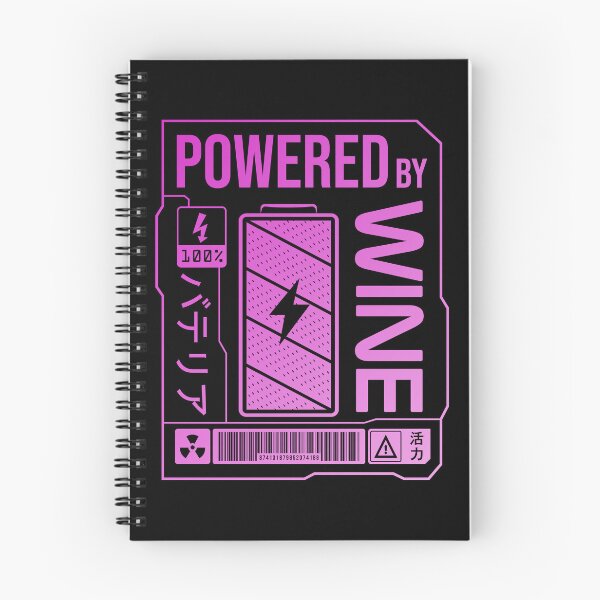 Item preview, Powered by Wine - Pink Label designed and sold by forgottenfuture.