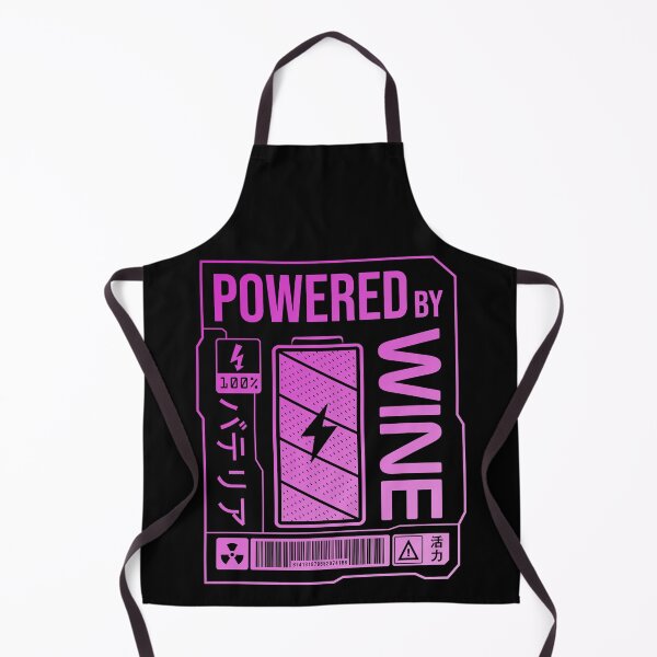 Item preview, Powered by Wine - Pink Label designed and sold by forgottenfuture.