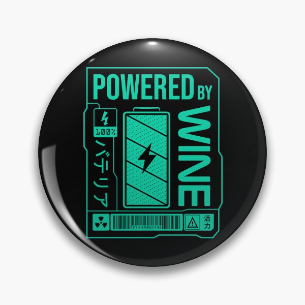 Item preview, Powered by Wine - Green Label designed and sold by forgottenfuture.