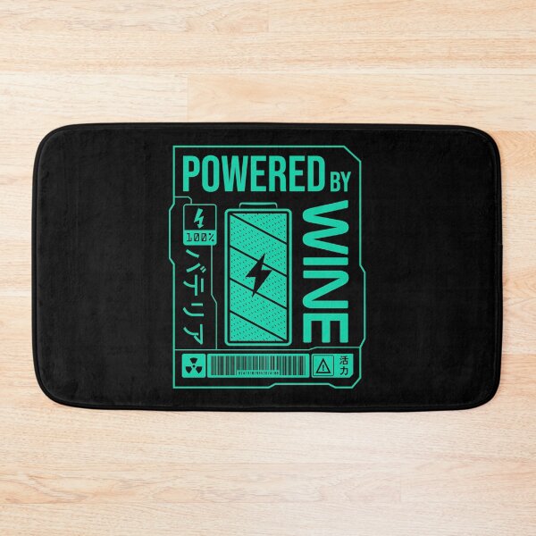 Item preview, Powered by Wine - Green Label designed and sold by forgottenfuture.