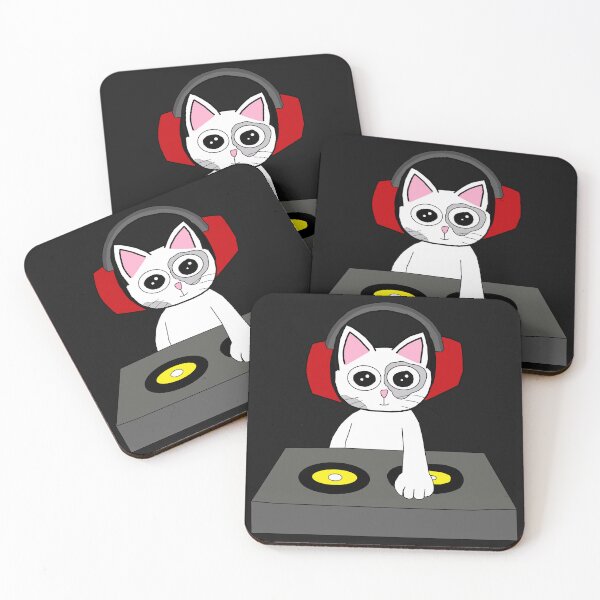 Item preview, Funny Cat Dj designed and sold by Eolithic.