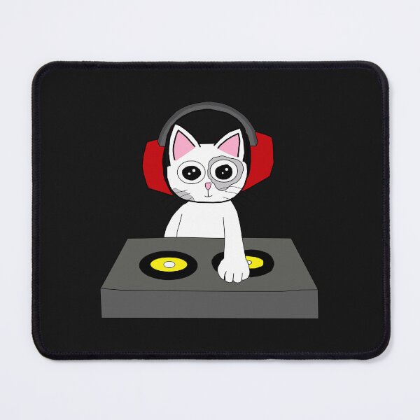 Item preview, Funny Cat Dj designed and sold by Eolithic.