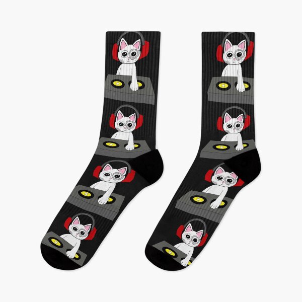 Item preview, Funny Cat Dj designed and sold by Eolithic.