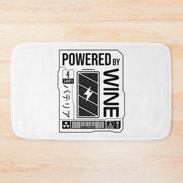 Item preview, Powered by Wine - Black Label designed and sold by forgottenfuture.