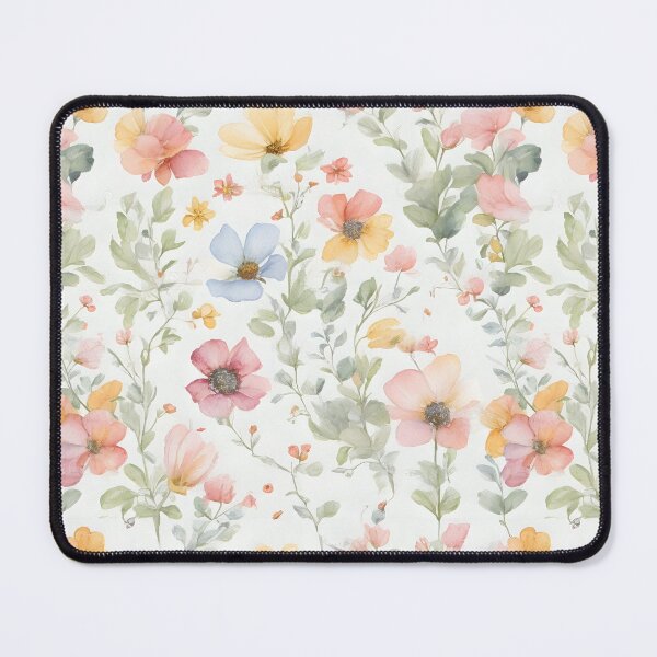 Item preview, Cheerful Watercolor Wildflowers Flowers Floral Patterns designed and sold by Wonder Of Light.